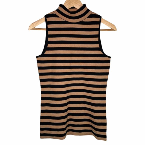 Catherine Malandrino Sweaters - NEW Catherine Malandrino Striped Turtleneck Top M